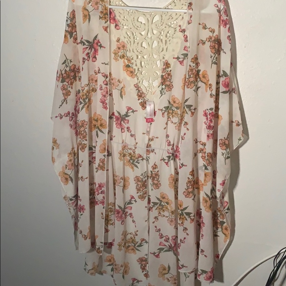Floral cardigan